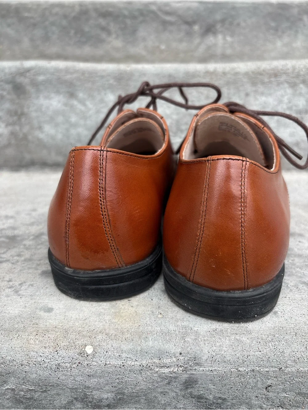 Florsheim Kids Boys Cap Toe Oxford Dress Shoes  Leather Size 5.5